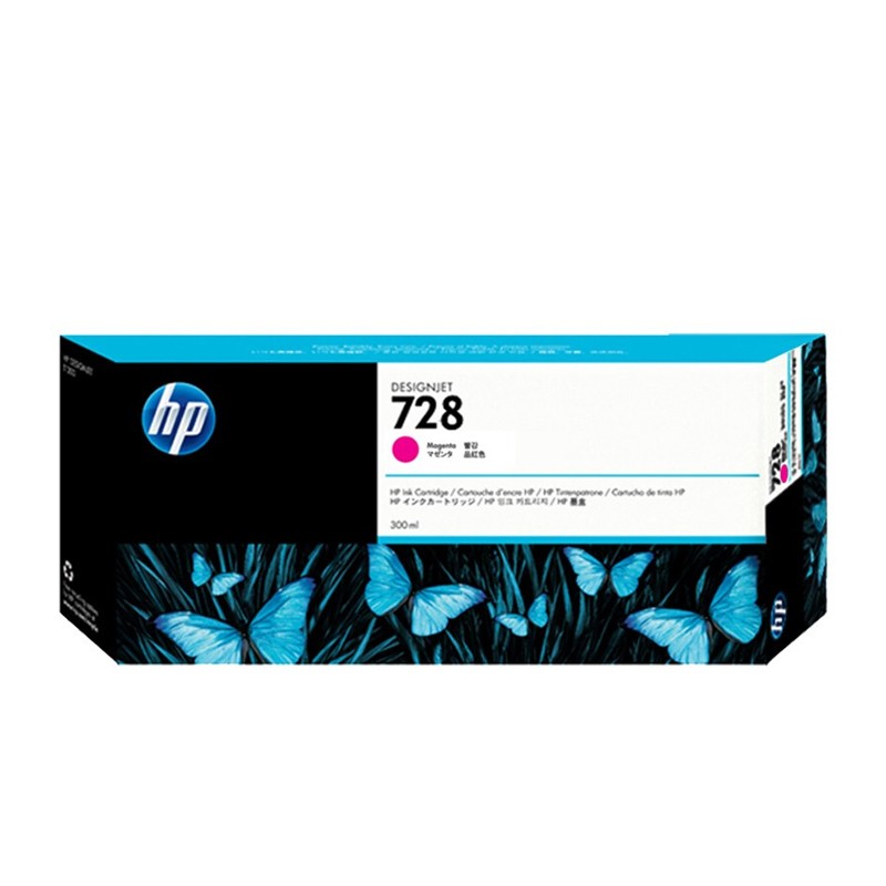 HP/惠普 728墨盒 F9K16A 品红色/300ml 适用机型：HP Designjet T730/T830 单位:个