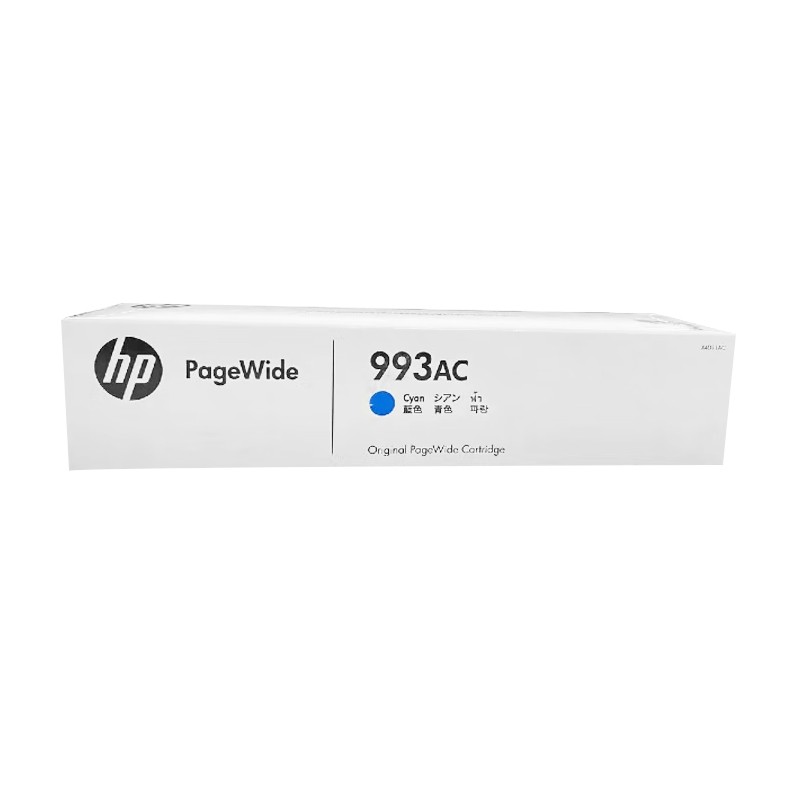 HP/惠普 993AC合约型页宽墨盒 X4D11AC 青色/1.6万页 适用机型：HP PageWide Managed Color MFP /P77440dn/HP PageWide Managed MFP P77740DN/HP PW Managed MFP P77740dw/P77740z Printer 单位:个