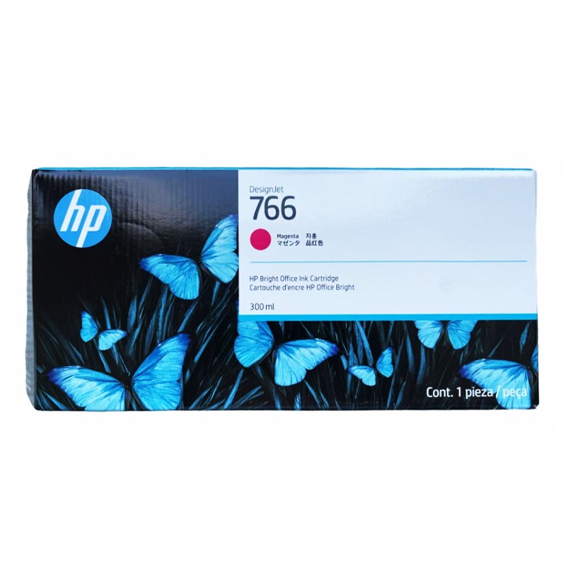 HP/惠普 766B墨盒 P2V90A 品红色/300ML 适用机型：XL3600MFP 单位:个