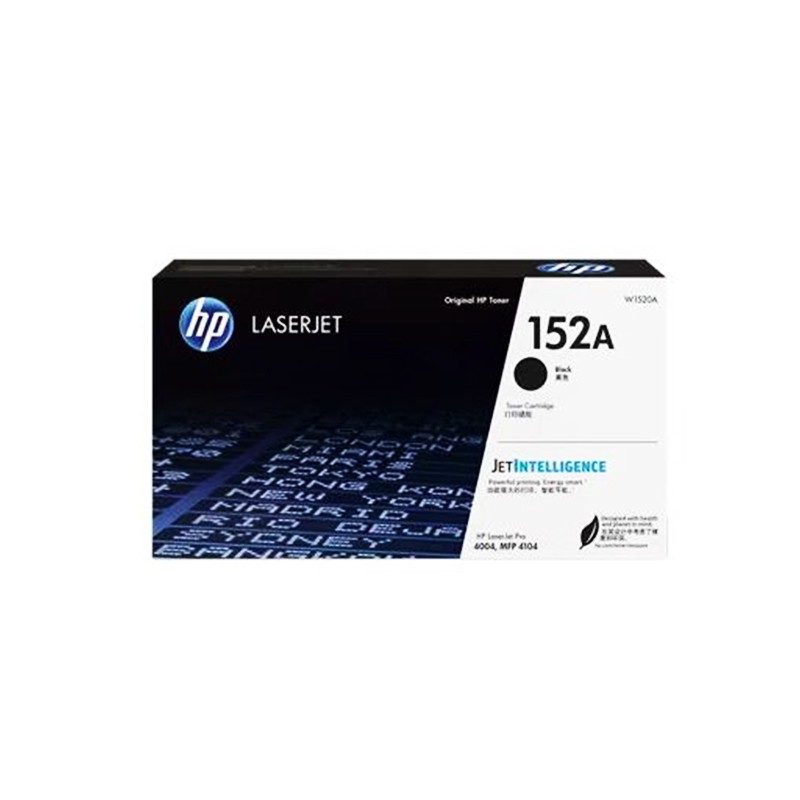 HP/惠普 152A打印硒鼓 W1520A 黑色/鼓粉一体/3050页 适用机型：HP LaserJet Pro 4004d/4004dn/4004dw/HP LaserJet Pro MFP 4104dw/4104fdn/4104fdw 单位:个