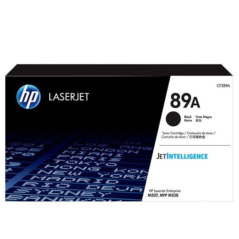 HP/惠普 89A打印硒鼓 CF289A 黑色/鼓粉一体/5000页 适用机型：HP LaserJet Enterprise M507n/M507dn/M507x/HP LaserJet Enterprise MFP M528dn/M528f/M528z 单位:个