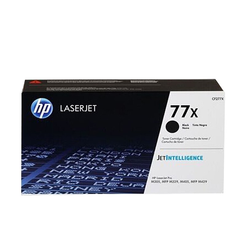 HP/惠普 77X打印硒鼓 CF277X 黑色/鼓粉一体/9800页 适用机型：HP LaserJet Pro M405n/M405d/M405dn/M405dw/M305d/M305dn/HP LaserJet Pro MFP M429dw/M429fdn/M429fdw Printer/HP Lasdrjet Pro MFP M329dw/M329dn/HP LaserJet Enterprise M407dn Printer/HP LaserJet Enterprise MFP M431f Printer 单位:个
