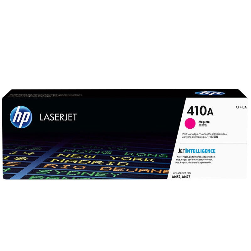 HP/惠普 410A打印硒鼓 CF413A 品红色/鼓粉一体/2300页 适用机型：HP Color LaserJet Pro M452dn/M452dw Printer/HP Color LaserJet Pro MFP M477fdn/M477fdw/M477fnw/M377dw 单位:个