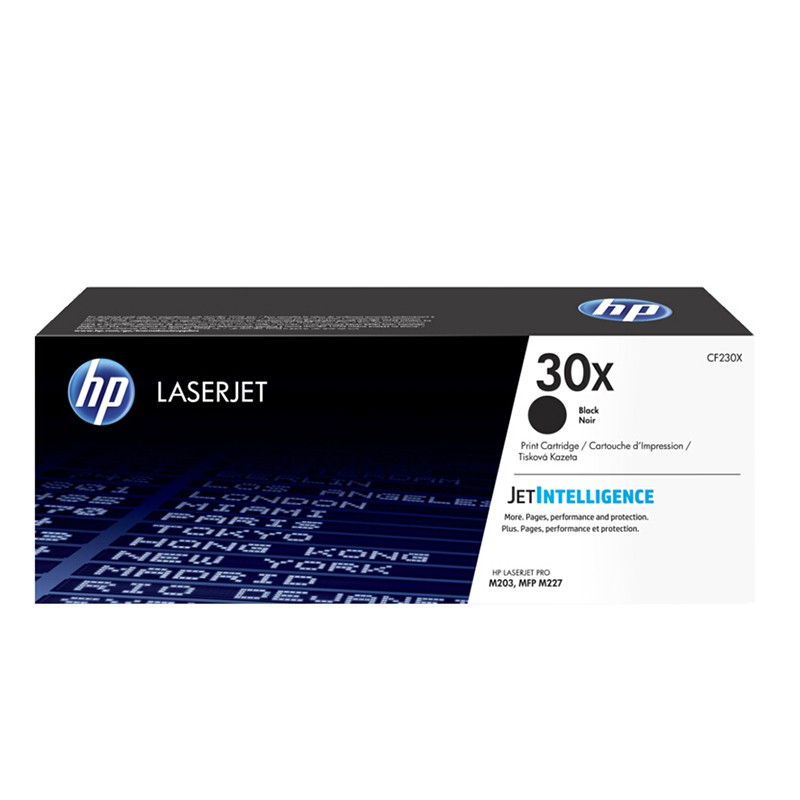 HP/惠普 30X打印碳粉盒 CF230X 黑色/鼓粉分离/3500页 适用机型：HP LaserJet Pro M203d/M203dn/M203dw Prntr/HP LaserJet Pro MFP M227d/M227sdn/M227fdn/M227fdw Printer 单位:个