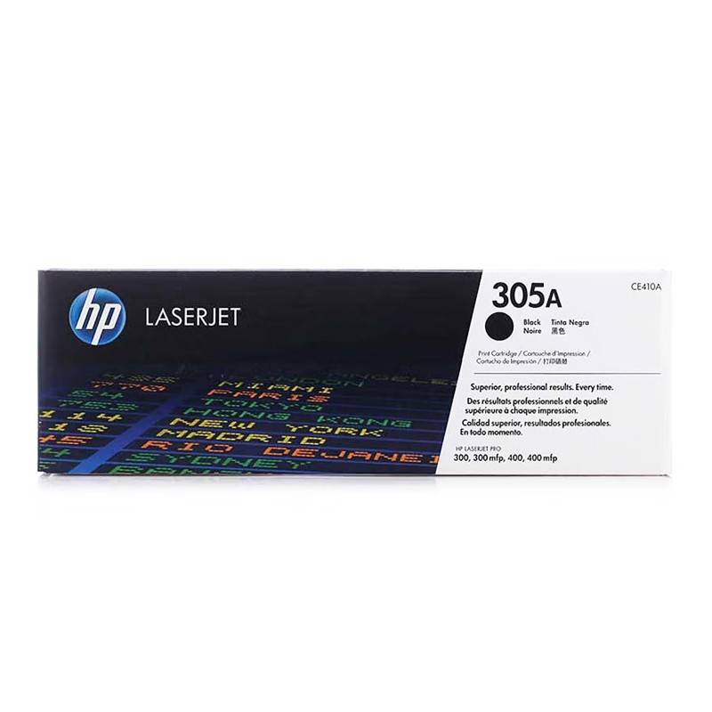 HP/惠普 305A打印硒鼓 CE410A 黑色/鼓粉一体/2090页 适用机型：HP LaserJet Pro 300 Color M351a Printer/HP LaserJet Pro 400 Color M451nw/M451dn Printer/HP LaserJet Pro 400 Color M451dw Prntr/HP LaserJet 300 Color MFP M375nw Printer/HP LaserJet 400 Color MFP M475dn Printer 单位:个