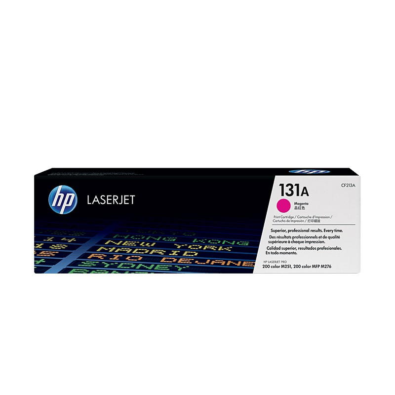 HP/惠普 131A打印硒鼓 CF213A 品红色/鼓粉一体/1800页 适用机型：HP LaserJet Pro 200 Color M251n/M251nw Printer/HP LaserJet Pro 200 M276n/M276nw  Clr MFP Prntr 单位:个
