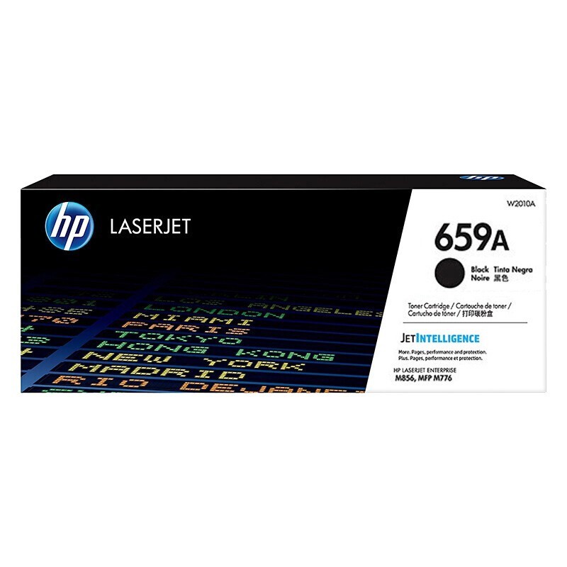 HP/惠普 659A打印碳粉盒 W2010A 黑色/鼓粉分离/16000页 适用机型：HP Color LaserJet Enterprise M856dn/HP Color LaserJet Enterprise MFP M776dn/HP Color LaserJet Enterprise Flow MFP M776z/M776zs 单位:个