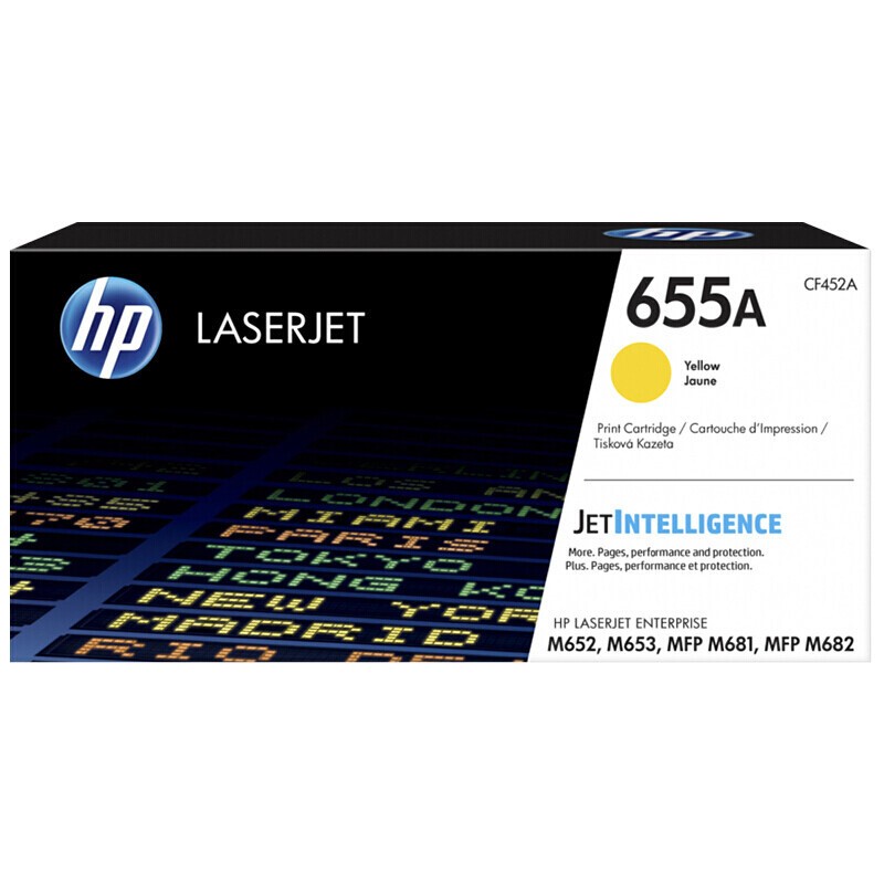 HP/惠普 655A打印硒鼓 CF452A 黄色/鼓粉一体/10500页 适用机型：HP Color LaserJet Ent M652dn/M653dn/M653x Printer/HP Color LaserJet Ent MFP M681dh Prntr/HP Color LaserJet Ent MFP M681f Prntr/HP Color LaserJet Ent Flw MFPM681z/MFPM682z Prntr 单位:个