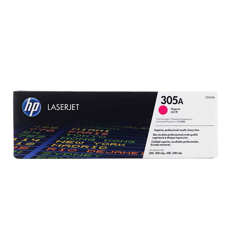 HP/惠普 305A打印硒鼓 CE413A 品红色/鼓粉一体/2600页 适用机型：HP LaserJet Pro 300 Color M351a Printer/HP LaserJet Pro 400 Color M451nw/M451dn Printer/HP LaserJet Pro 400 Color M451dw Prntr/HP LaserJet 300 Color MFP M375nw Printer/HP LaserJet 400 Color MFP M475dn Printer 单位:个