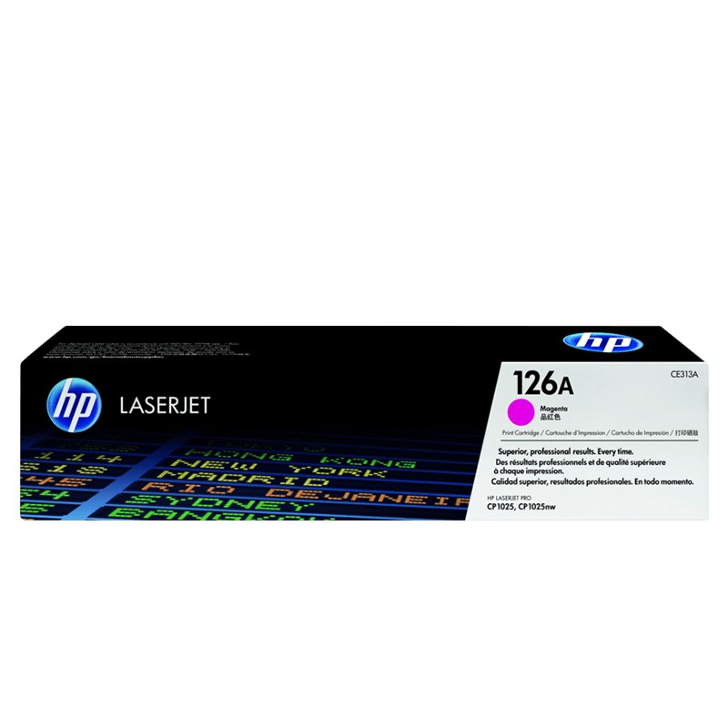 HP/惠普 126A打印硒鼓 CE313A 品红色/鼓粉分离/1000页 适用机型：HP LaserJet CP1025 Color Printer/HP Color LaserJet CP1025/CP1025nw Printer/HP LaserJet CP1025nw Color Printer/HP Color LaserJet Pro100 M175a MFP Prntr/HP LaserJet Pro 100 M175nw Clr MFP Prntr/HP LaserJet Pro 200 Color MFP M275a (TOPSHOT LJ PRO M275A) 单位:个