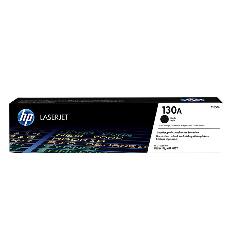 HP/惠普 130A碳粉盒 CF350A 黑色/鼓粉分离/1300页 适用机型：HP Color LaserJet Pro MFP M176n Printer/HP Color LaserJet Pro MFP M177fw Printer 单位:个