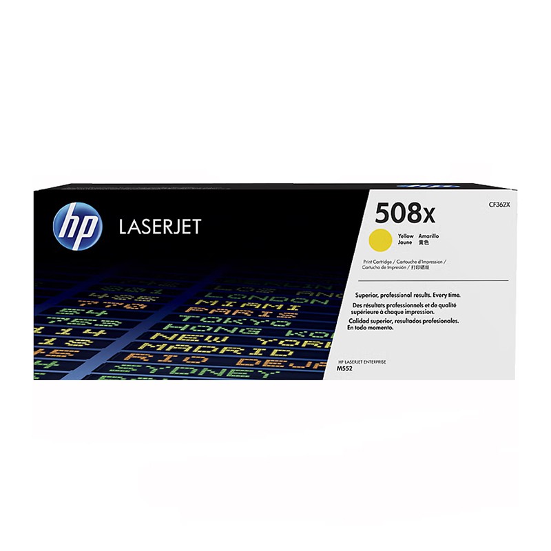 HP/惠普 508X打印硒鼓 CF362X 黄色/鼓粉一体/9500页 适用机型：HP Color LaserJet Ent M552dn/M553dn Prntr/HP Color LaserJet Enterprise M553n/M553x Prntr/HP Color LaserJet Ent MFP M577dn/M577f Prntr/HP Color LaserJet EntFlowMFP M577z Prntr 单位:个