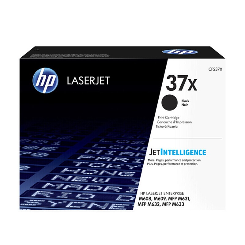 HP/惠普 37X打印硒鼓 CF237X 黑色/鼓粉一体/25000页 适用机型：HP LaserJet Enterprise M608n/M608dn/M608x/M609dn Prntr/HP LaserJet Ent M609x Prntr/HP LaserJet Enterprise MFP M631dn/M632h/M632fht/M633fh Prntr/HP LaserJet Ent Flow MFP M632z/M633z Prntr 单位:个