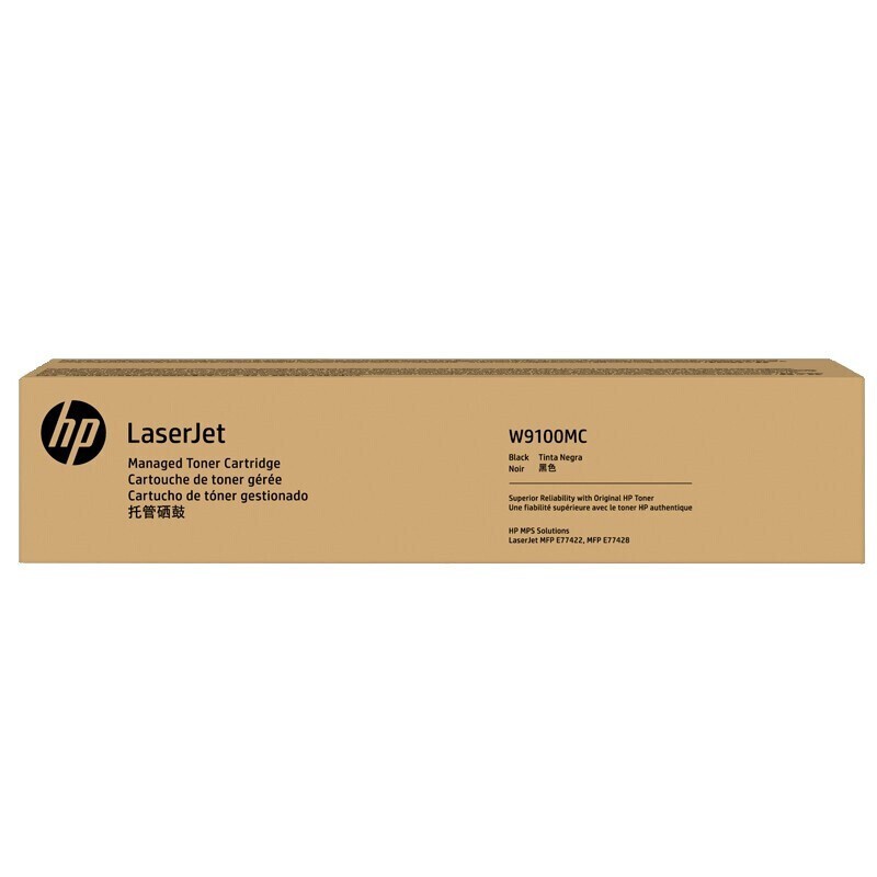 HP/惠普 托管硒鼓 W9100MC 黑色/鼓粉分离/25000页 适用机型：HP LaserJet ClrMgdMFPE77422dnChina Prntr/HP LaserJet ClrMgdMFPE77428dnChina Prntr/HP Color LaserJet Managed MFP E77422dn/E77428dn Plus 单位:个