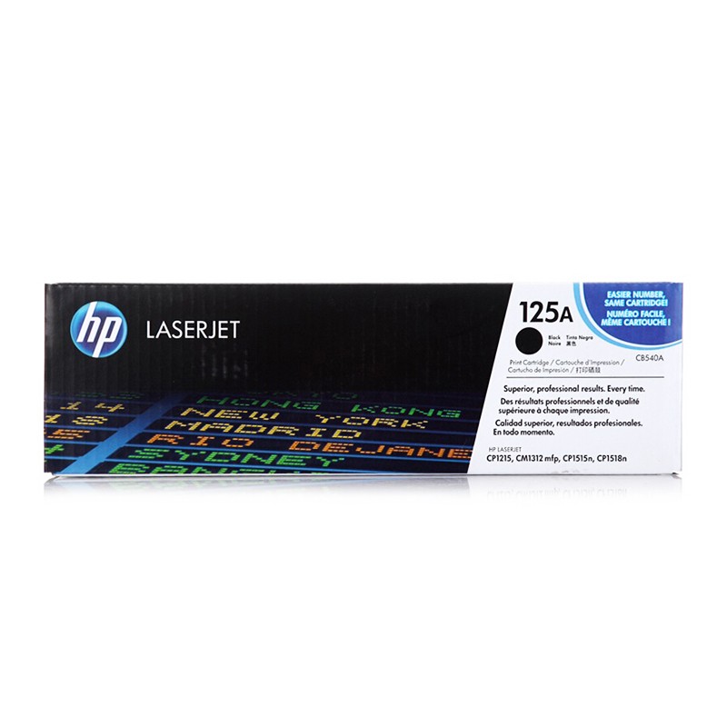 HP/惠普 125A打印硒鼓 CB540A 黑色/鼓粉一体/2200页 适用机型：HP Color LaserJet CP1515n/CP1518ni/CP1215 Printer/HP Color LaserJet CM1312/CM1312nfi MFP Printer 单位:个