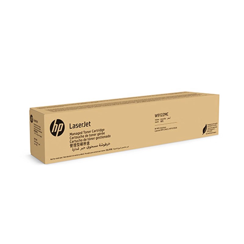 HP/惠普 管理型碳粉盒 W9122MC 黄色/鼓粉分离/10000页 适用机型：HP Color LaserJet Managed MFP E78523dn/E78528dn 单位:个