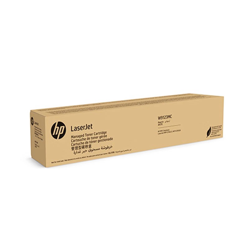 HP/惠普 管理型碳粉盒 W9123MC 品红色/鼓粉分离/10000页 适用机型：HP Color LaserJet Managed MFP E78523dn/E78528dn 单位:个