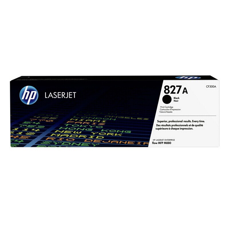 HP/惠普 827A打印硒鼓 CF300A 黑色/鼓粉分离/29500页 适用机型：HP Color LaserJet Flow MFP M880z/M880z+ Prntr/HP Color LaserJet M880z+ NFC/WL Printer/HP Color LaserJet Managed M880zm/M880zm+ Prntr 单位:个