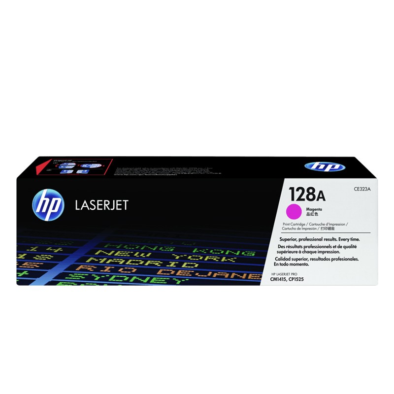 HP/惠普 128A打印硒鼓 CE323A 品红色/鼓粉一体/1300页 适用机型：HP Color LaserJet CM1415fn/CM1415fnw MFP Printer/HP Color LaserJet CP1525n/CP1525nw Printer 单位:个