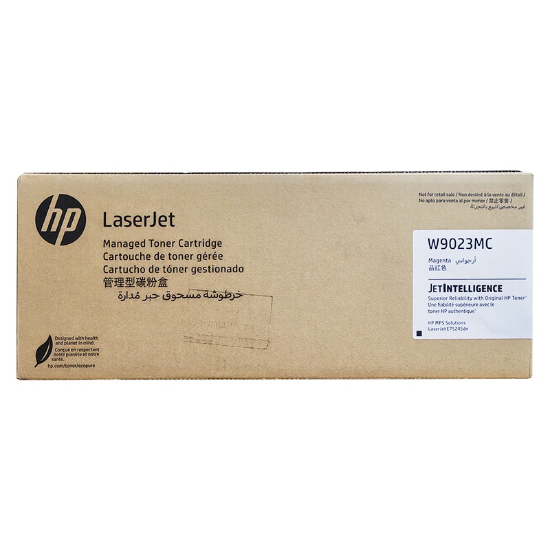 HP/惠普 管理型碳粉盒 W9023MC 品红色/鼓粉分离/35000页 适用机型：HP Color LaserJet Managed E75245dn Prntr 单位:个