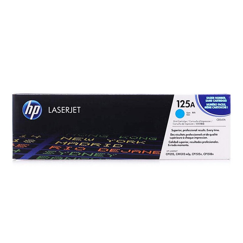 HP/惠普 125A打印硒鼓 CB541A 青色/鼓粉一体/1400页 适用机型：HP Color LaserJet CP1515n/CP1518ni/CP1215 Printer/HP Color LaserJet CM1312/CM1312nfi MFP Printer 单位:个