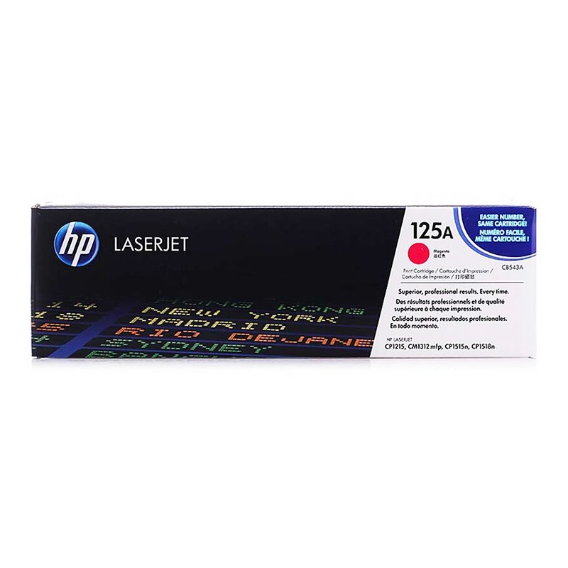 HP/惠普 125A打印硒鼓 CB543A 品红色/鼓粉一体/1400页 适用机型：HP Color LaserJet CP1515n/CP1518ni/CP1215 Printer/HP Color LaserJet CM1312/CM1312nfi MFP Printer 单位:个
