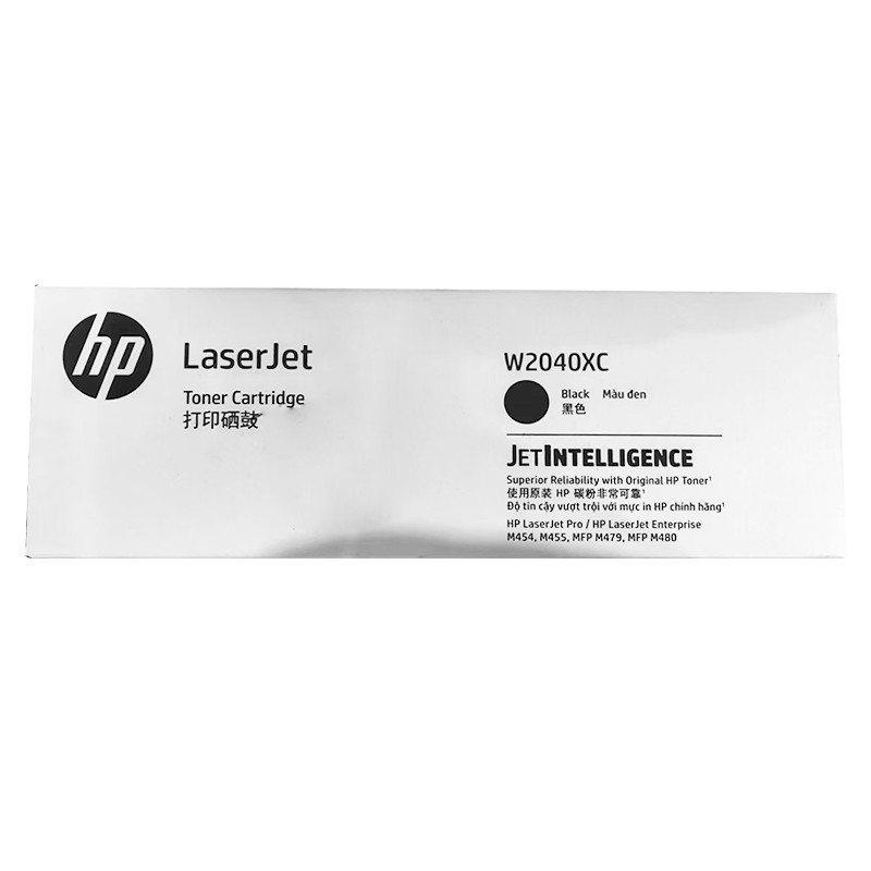 HP/惠普 打印碳粉盒 W2040XC 黑色/7500页/鼓粉一体 适用机型：HP Color LaserJet Pro M454nw/M454dn/M454dw/HP Color LaserJet Pro MFP M479dw/M479fnw/M479fdw/HP Color LaserJet Ent M455dn Printe/HP Color LaserJet Ent MFP M480f Printer 单位:个