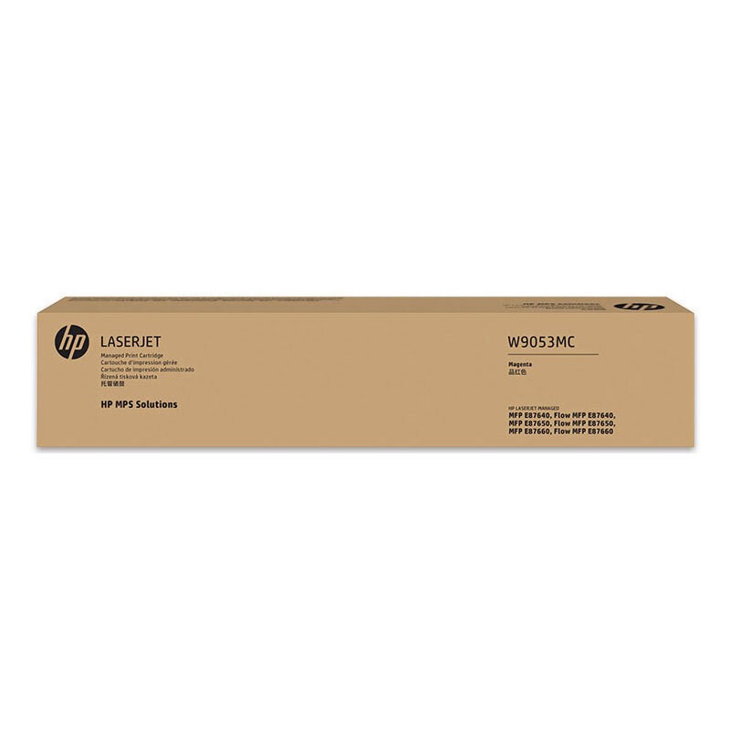 HP/惠普 托管硒鼓 W9053MC 品红色/鼓粉分离/52000页 适用机型：HP Color LaserJet Managed Flow MFP E87640z/E87650z/E87660z/HP LaserJet ClrMgd MFP E87640/E87650/E87660 duChina Prntr/HP Color LaserJet Managed MFP E87640dn/E87640du/E87650dn/E87650du/E87660dn/E87660du Plus/HP Color LaserJet Managed Flow MFP E87640z/E 单位:个