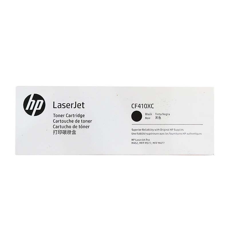 HP/惠普 打印碳粉盒 CF410XC 黑色/鼓粉一体/6500页 适用机型：HP Color LaserJet Pro M452nw/M452dn/M452dw Printer/HP Color LaserJet MFP M477fnw/M477fdw Printer/HP Color LaserJet Pro MFP M377dw Printer 单位:个