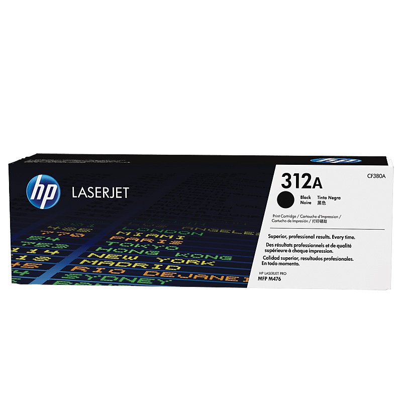 HP/惠普 312A打印硒鼓 CF380A 黑色/鼓粉一体/2280页 适用机型：HP Color LaserJet Pro MFP M476nw Prntr/HP Color LaserJet Pro MFP M476dw Prntr 单位:个