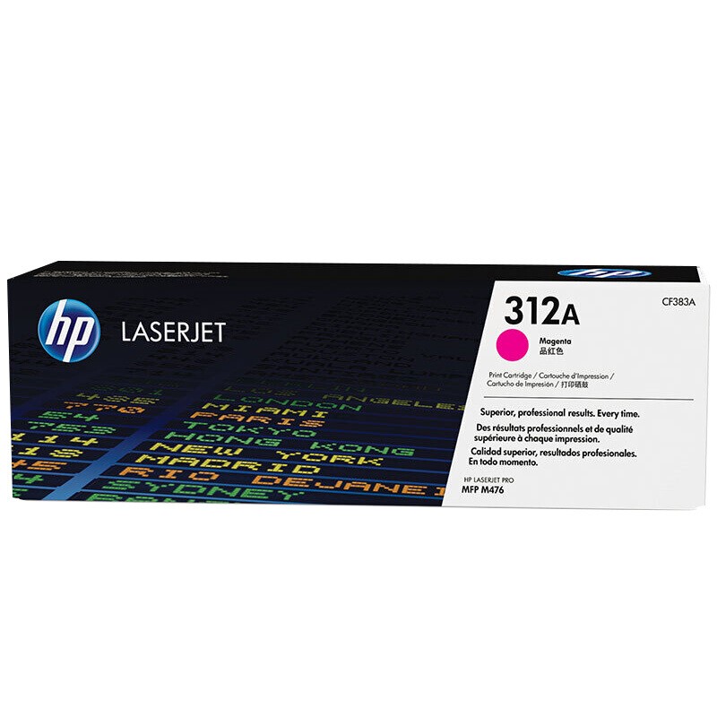 HP/惠普 312A打印硒鼓 CF383A 品红色/鼓粉一体/2700页 适用机型：HP Color LaserJet Pro MFP M476nw Prntr/HP Color LaserJet Pro MFP M476dw Prntr 单位:个