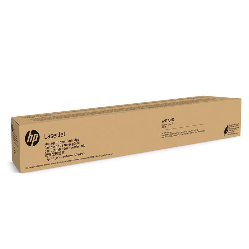 HP/惠普 管理型碳粉盒 W9173MC 品红色/鼓粉分离/45000页 适用机型：HP Color LaserJet Managed Flow MFP E87740z/E87750z/E87760z/E87770z/HP Color LaserJet Managed MFP E87740dn/E87750dn/E87760dn/E87770dn 单位:个