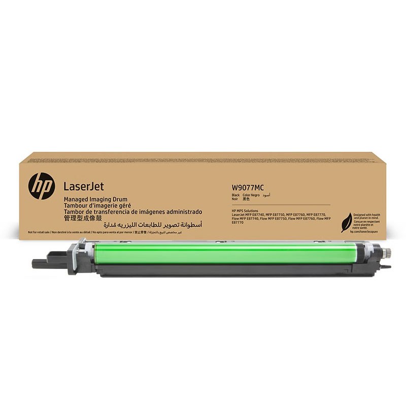 HP/惠普 管理型成像鼓 W9077MC 黑色/鼓粉分离/30万页 适用机型：HP Color LaserJet Managed Flow MFP E87740z/E87750z/E87760z/E87770z/HP Color LaserJet Managed MFP E87740dn/E87750dn/E87760dn/E87770dn 单位:个