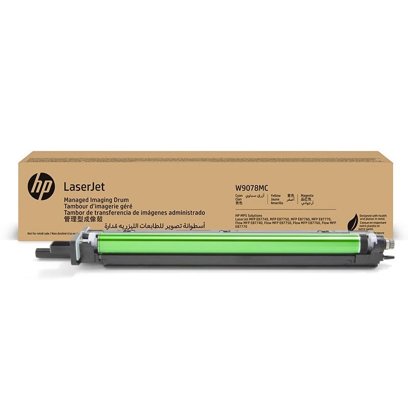 HP/惠普 管理型成像鼓 W9078MC 青色+品红色+黄色/鼓粉分离/24万页 适用机型：HP Color LaserJet Managed Flow MFP E87740z/E87750z/E87760z/E87770z/HP Color LaserJet Managed MFP E87740dn/E87750dn/E87760dn/E87770dn 单位:个