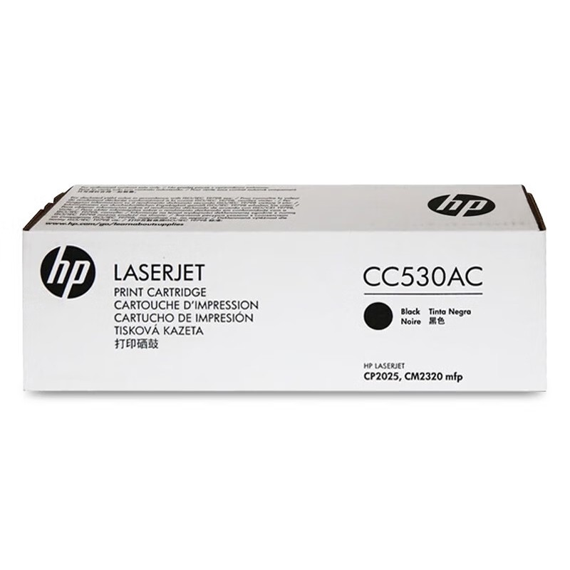 HP/惠普 304AC打印硒鼓 CC530AC 黑色大客户包装/鼓粉一体/3500页 适用机型：HP Color LaserJet CP2025/CP2025n/CP2025dn/CP2025x Printer/HP Color LaserJet CM2320n/CM2320fxi/CM2320nf MFP Printer 单位:个
