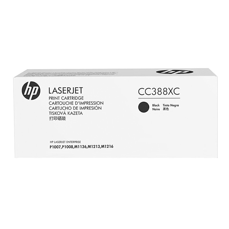 HP/惠普 打印硒鼓 CC388XC 鼓粉一体/1700页 适用机型：HP LaserJet Pro MFP M128fn/M128fw/M126a/M126nw/M128fp/M226dn/M226dw Printer/HP LaserJet M1136/M1213nf/M1216nfh MFP Printer/HP LaserJet Ent M1139/M1219nf Printer/HP LaserJet P1106/P1108 Printer/HP LaserJet P1007/P1008 Printer/HP LaserJet Pro M1218nfs/ 单位:个