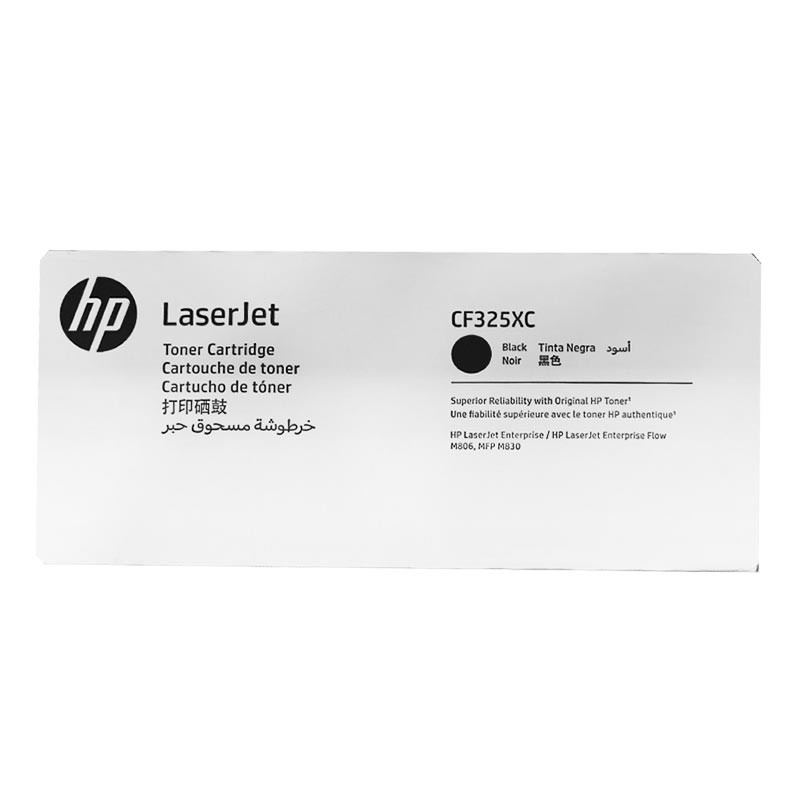 HP/惠普 打印硒鼓 CF325XC 黑色/鼓粉一体/34500页 适用机型：HP Color LaserJet Pro MFP M377dw Printer/HP LaserJet Enterprise M806dn/M806x+ Printer/HP LaserJet Ent Flow MFP M830 Printer/HP LaserJet M830z NFC/WL Direct Printer 单位:个