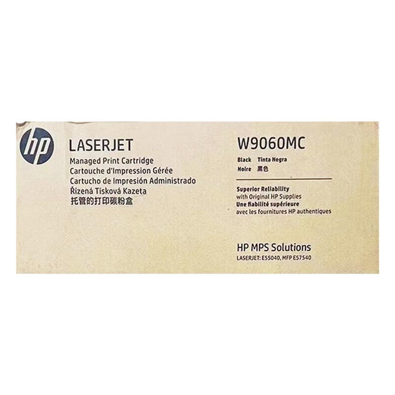 HP/惠普 管理型硒鼓 W9060MC 黑色/鼓粉一体/15000页 适用机型：HP Color LaserJet Managed E55040dw/HP Color LaserJet Managed MFP E57540dn/HP Color LaserJet Managed Flow MFP E57540c/HP Color LaserJet Managed E55040dn Prntr 单位:个