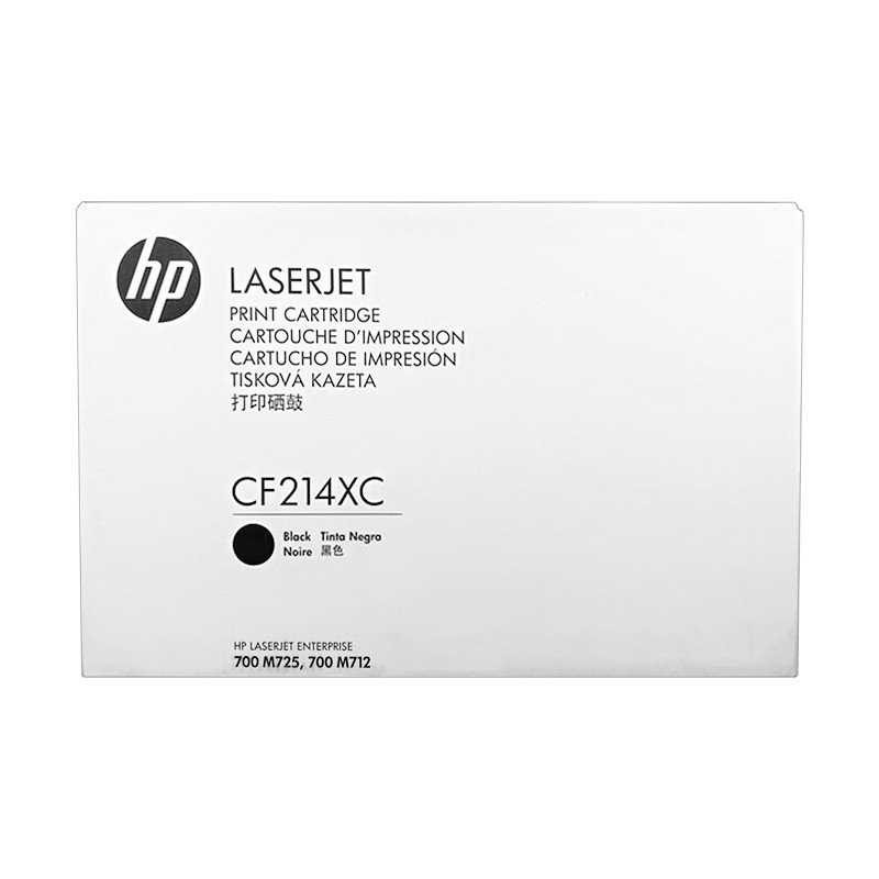 HP/惠普 打印硒鼓 CF214XC 黑色/鼓粉一体 适用机型：HP LaserJet Managed MFP M725dnm/M725zm/HP LaserJet Enterprise 700 M712n/M712dn/M712xh Prntr/HP LaserJet Enterprise MFP M725dn/M725f/M725z Prntr 单位:个