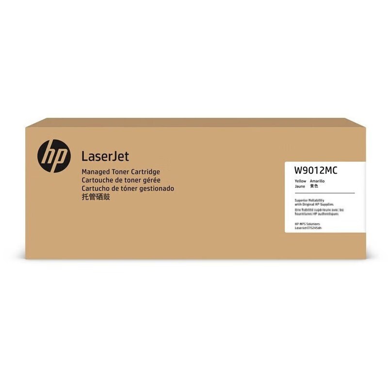HP/惠普 托管硒鼓 W9012MC 黄色/鼓粉分离/35000页 适用机型：HP Color LaserJet Managed E85055dn Prntr 单位:个