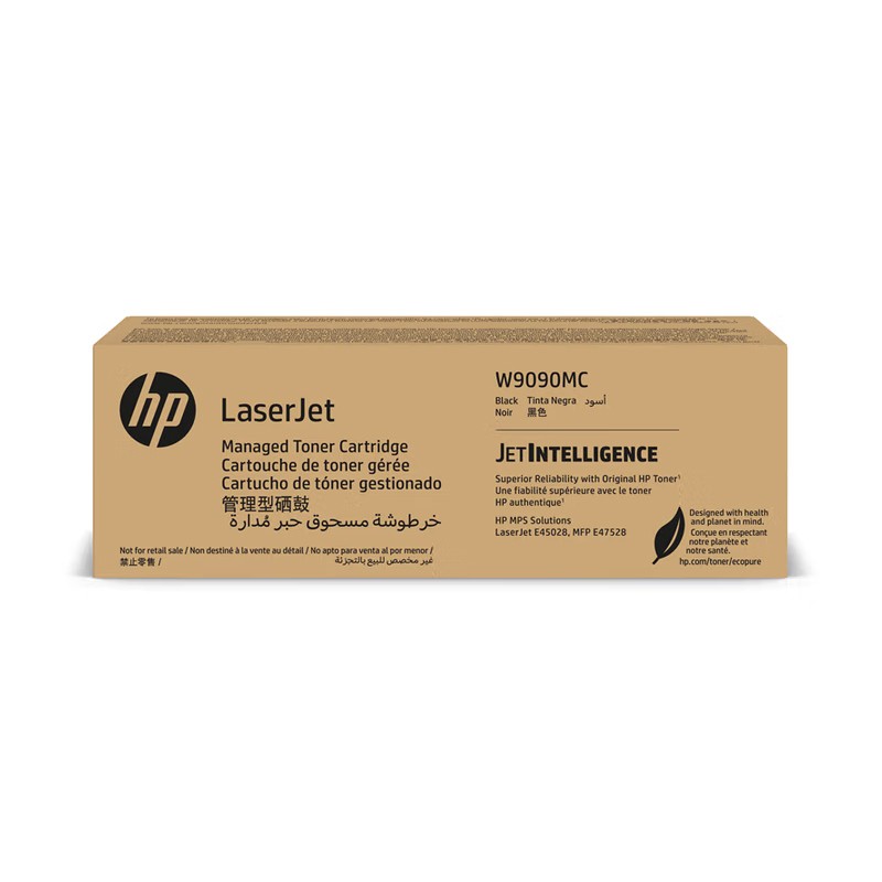 HP/惠普 管理型硒鼓 W9090MC 黑色/鼓粉一体/8600页 适用机型：HP Color LaserJet Managed E45028dn Printer/HP Color LaserJet Managed MFP E47528f Prntr 单位:个