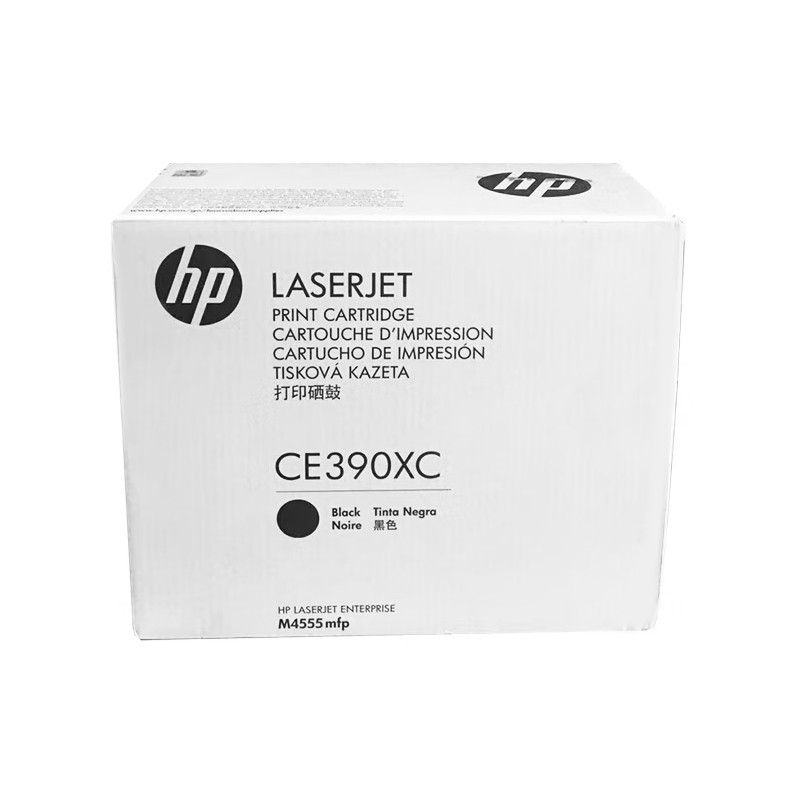 HP/惠普 硒鼓 CE390XC 黑色/鼓粉一体/24000页 适用机型：HP LaserJet M4555f/M4555fskm/M4555h MFP Printer/HP LaserJet Ent 600 M602n/M602dn/M602x/M602n/M603dn/M603xh Printer 单位:个