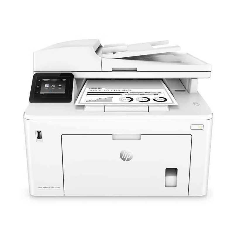 HP/惠普 激光一体机LaserJet Pro MFP M227fdw LaserJet Pro MFP M227fdw G3Q75A A4/黑白/打印/复印/扫描/传真/28PPM/双面/WIFI/输稿器/月负荷3万页 适用耗材：墨粉盒CF230A(1600页)/CF230X(3500页)/硒鼓CF232A(2.3万页) 单位:个