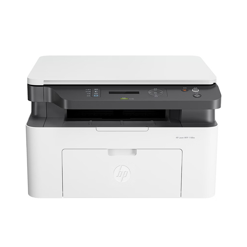 HP/惠普 激光一体机Laser MFP 1188w Laser MFP 1188w 715A3A A4/黑白/打印/复印/扫描/20PPM/WIFI/月负荷1万页/耗材单页成本0.32元 适用耗材：硒鼓W1660A(1500页)鼓粉一体 单位:个