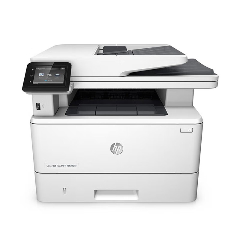 HP/惠普 激光一体机LaserJet Pro MFP M427dw LaserJet Pro MFP M427dw C5F97A A4/黑白/打印/复印/扫描/38PPM/双面/WIFI/输稿器/月负荷8万页 适用耗材：硒鼓CF228A(3000页)/CF228X(9200页) 单位:个