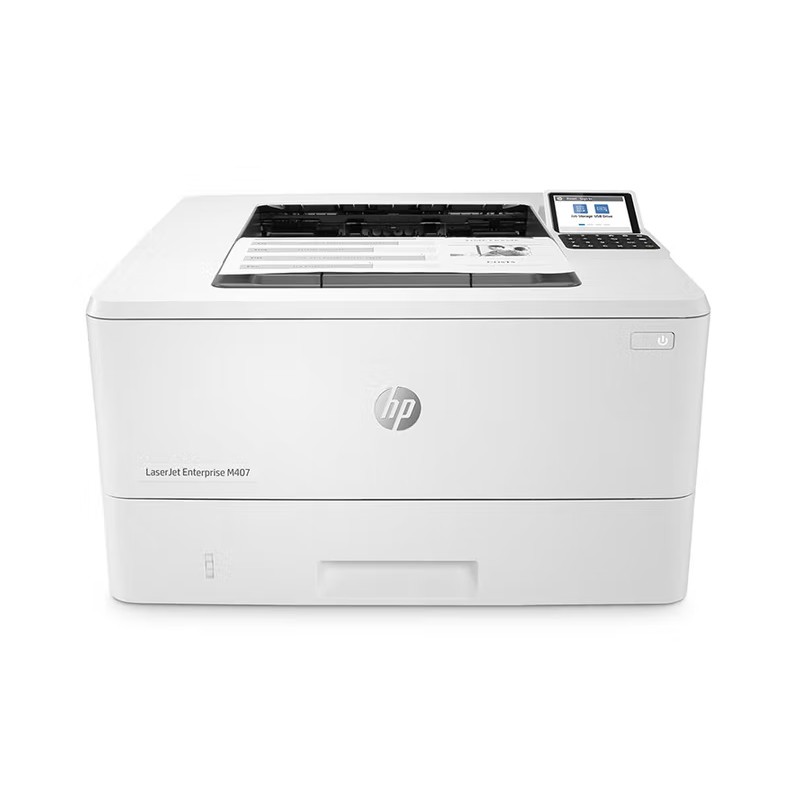 HP/惠普 激光打印机LaserJet Enterprise M407dn LaserJet Enterprise M407dn 3PZ16A A4/黑白/38PPM/双面/网络/月负荷10万页 适用耗材：硒鼓CF277A(3100页)/CF277X(9800页)鼓粉一体 单位:个