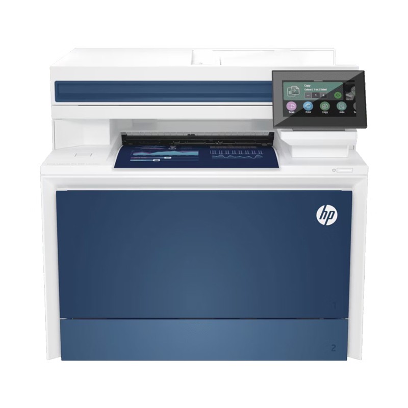 HP/惠普 激光一体机Color LaserJet Pro MFP 4303dw Color LaserJet Pro MFP 4303dw 5HH65A A4/彩色/打印/复印/扫描/33-33PPM/双面/WIFI/输稿器/月负荷5万页/耗材单页成本(黑色0.44元/彩色0.56元 适用耗材：硒鼓W2300A黑色(2000页)/W2301A青色(1800页)/W2302A黄色(1800页)/W2300X黑色(7500页)/W2301X青色(5500页)/W2302X黄色(5500页)鼓粉一体 单位:个