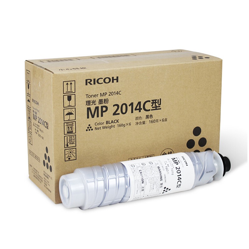 RICOH/理光 墨粉盒MP2014C型 842129 黑色/4000页/160g 适用机型：MP2014/MP2014ADN/MP2014D/MP2014AD/M2700/M2701/IM2702 单位:个