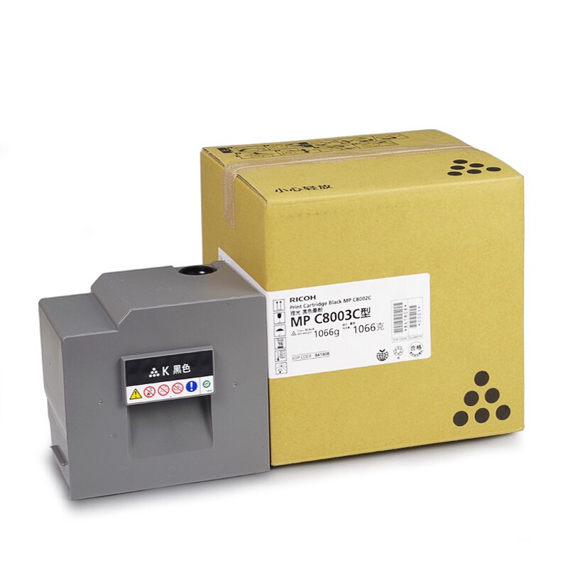 RICOH/理光 墨粉盒MPC8003C型 842180 黑色/4.7万页/973g 适用机型：MPC6503SP/MPC8003SP/IMC6500/IMC8000 单位:个