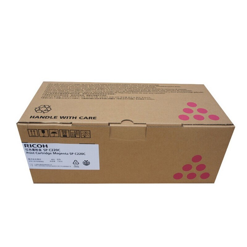 RICOH/理光 墨粉盒SPC220C 406209 红色/2300页/鼓粉一体 适用机型：SPC220/SPC220N/SPC222DN/SPC220S/SPC221SF/SPC240DN/SPC221S 单位:个